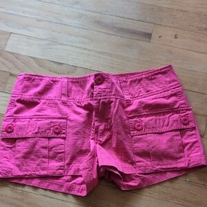 BB Dakota Vibrant Pink Cargo Shorts